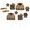 7" - 10" Graduation Class of 2025 Cardstock Centerpiece Sticks 10 Pieces